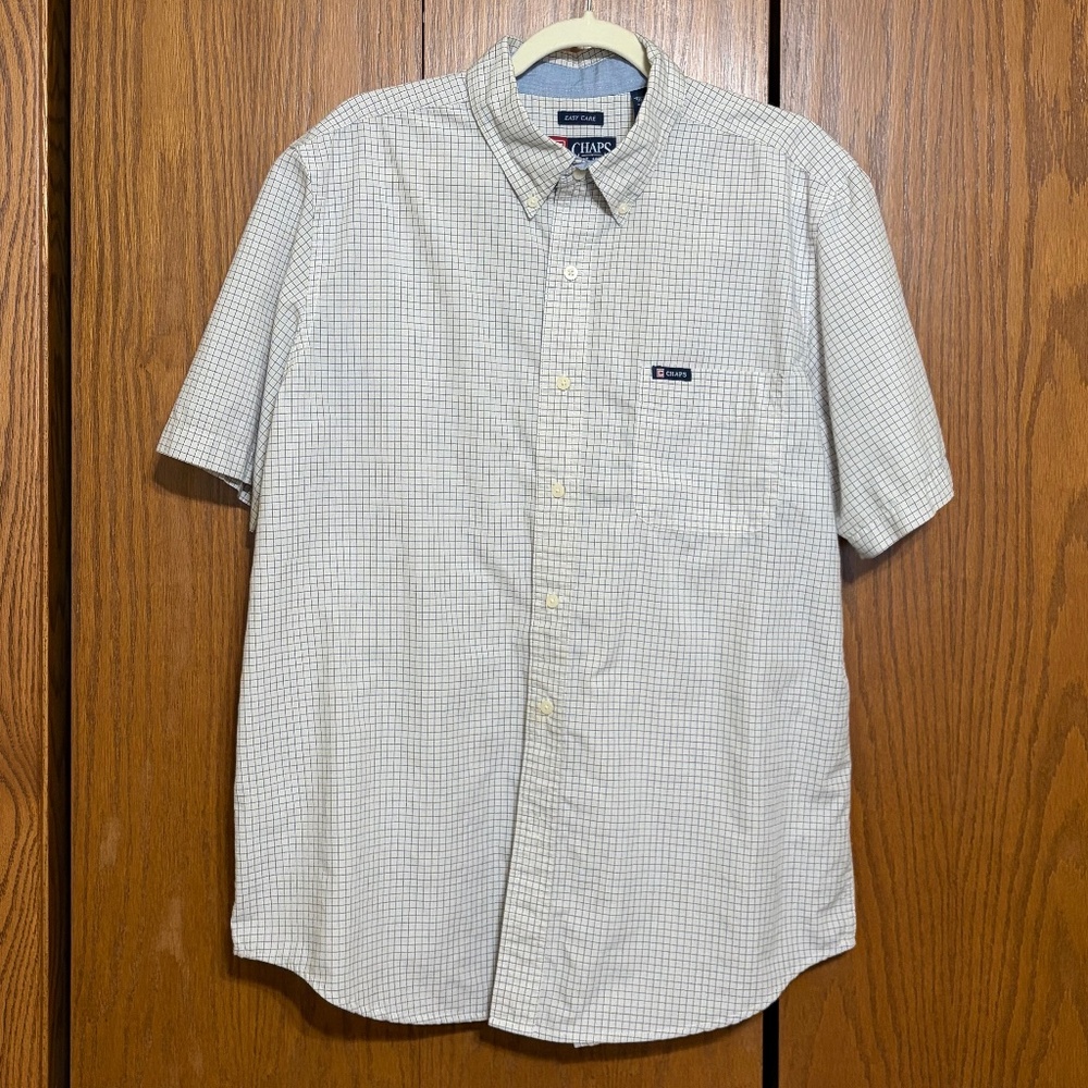 Chaps Men's Fine Plaid Shirt